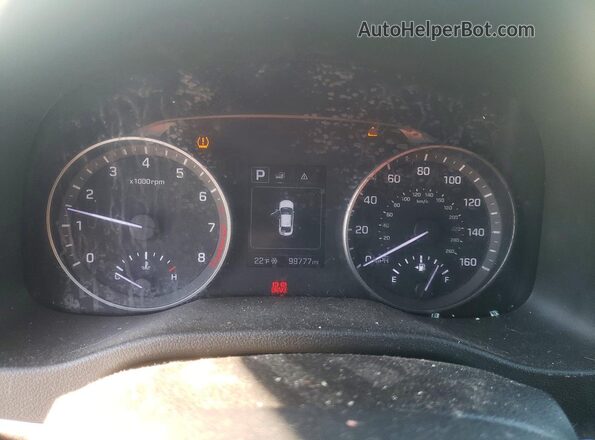 5NPD84LF3JH312402 2018 HYUNDAI ELANTRA Серебряный Вид щитка приборов