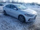 2018 Hyundai Elantra Sel Серебряный vin: 5NPD84LF3JH312402