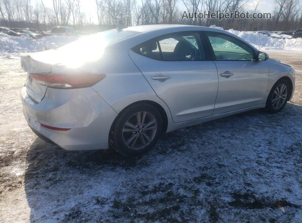 5NPD84LF3JH312402 2018 HYUNDAI ELANTRA Серебряный Задняя правая четверть