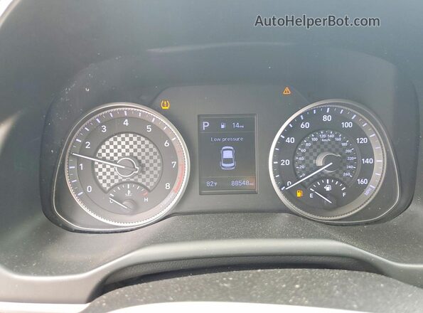 5NPD84LF3KH415935 2019 HYUNDAI ELANTRA Gray Սարքավորումների վահանակի տեսք