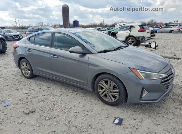 5NPD84LF3KH415935 2019 HYUNDAI ELANTRA Gray Առջևի աջ