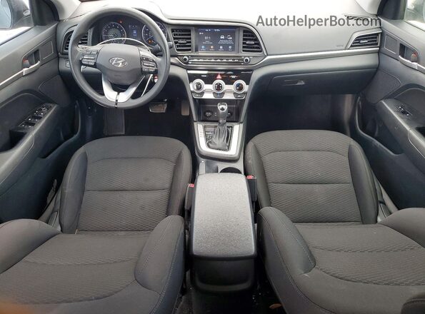 5NPD84LF3KH415935 2019 HYUNDAI ELANTRA Gray Առջևի վահանակի տեսք