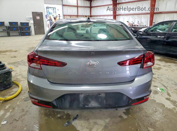 5NPD84LF3KH416020 2019 HYUNDAI ELANTRA Gray უკანა ხედი