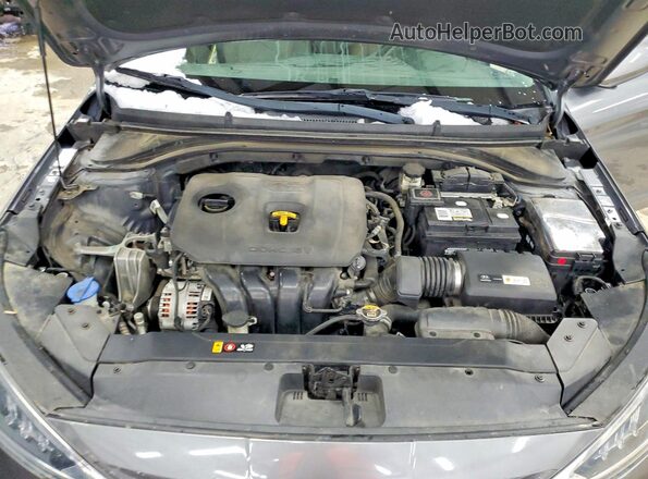 5NPD84LF3KH416020 2019 HYUNDAI ELANTRA Gray უკანა სალონის ხედი
