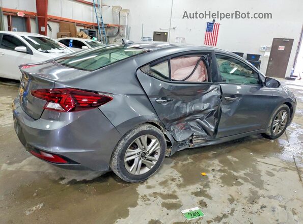 5NPD84LF3KH416020 2019 HYUNDAI ELANTRA Gray უკანა მარჯვენა
