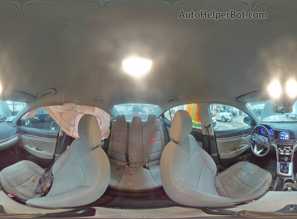5NPD84LF3KH416020 2019 HYUNDAI ELANTRA Gray VIN კოდის სტიკერის ხედი