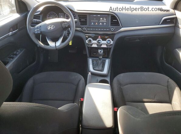 5NPD84LF3KH483622 2019 HYUNDAI ELANTRA Charcoal წინა პანელის ხედი