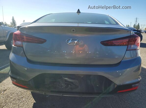 5NPD84LF3KH483622 2019 HYUNDAI ELANTRA Charcoal უკანა ხედი