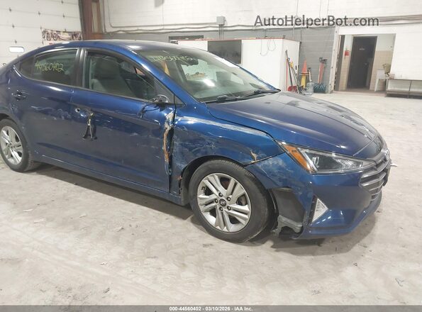 5NPD84LF3LH599761 2020 HYUNDAI ELANTRA Blue Widok z przodu