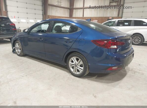 5NPD84LF3LH599761 2020 HYUNDAI ELANTRA Blue Tył lewy