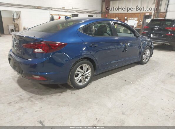 5NPD84LF3LH599761 2020 HYUNDAI ELANTRA Blue Tył prawy