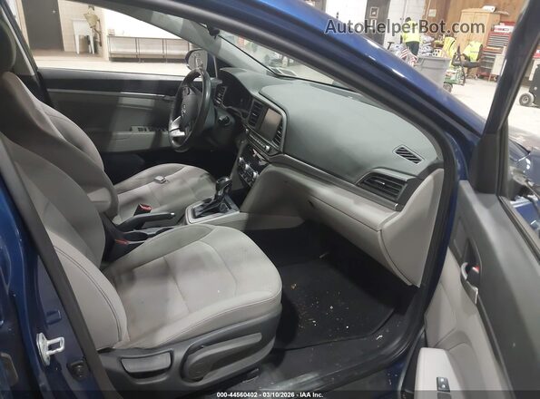 5NPD84LF3LH599761 2020 HYUNDAI ELANTRA Blue Widok wnętrza z przodu