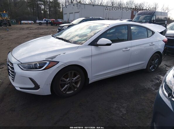 5NPD84LF4HH143453 2017 HYUNDAI ELANTRA White Vista tres cuartos delantera izquierda