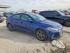 2018 Hyundai Elantra Sel Синий vin: 5NPD84LF4JH264506