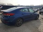2018 Hyundai Elantra Sel Синий vin: 5NPD84LF4JH264506