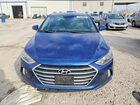 2018 Hyundai Elantra Sel Синий vin: 5NPD84LF4JH264506