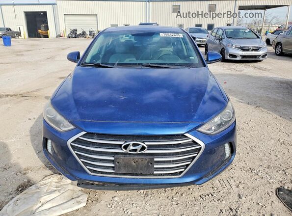 5NPD84LF4JH264506 2018 HYUNDAI ELANTRA Синий Вид спереди