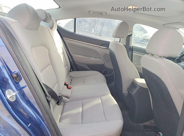 5NPD84LF4JH264506 2018 HYUNDAI ELANTRA Синий Вид задних сидений