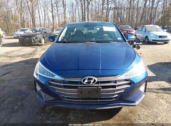 5NPD84LF4KH427625 2019 HYUNDAI ELANTRA Blue Vista del cuadro de instrumentos
