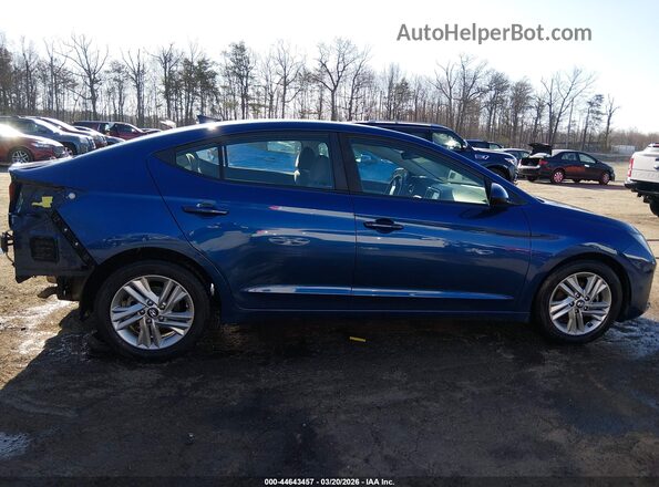 5NPD84LF4KH427625 2019 HYUNDAI ELANTRA Blue Vista interior trasera