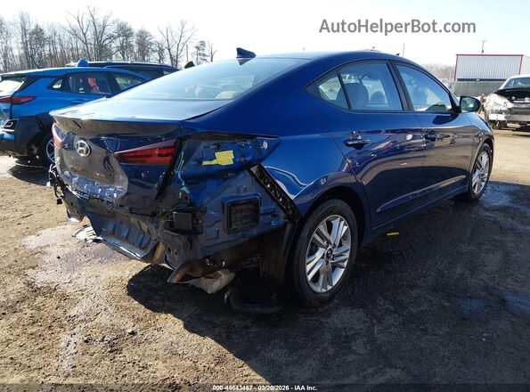 5NPD84LF4KH427625 2019 HYUNDAI ELANTRA Blue Trasero derecho