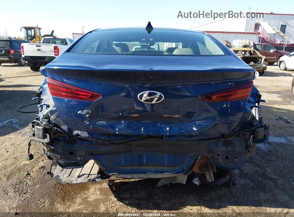 5NPD84LF4KH427625 2019 HYUNDAI ELANTRA Blue 