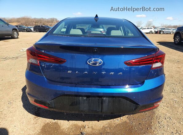 5NPD84LF4KH481538 2019 HYUNDAI ELANTRA Blue Vista trasera