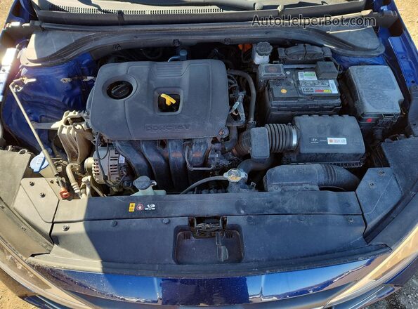 5NPD84LF4KH481538 2019 HYUNDAI ELANTRA Blue Vista interior trasera