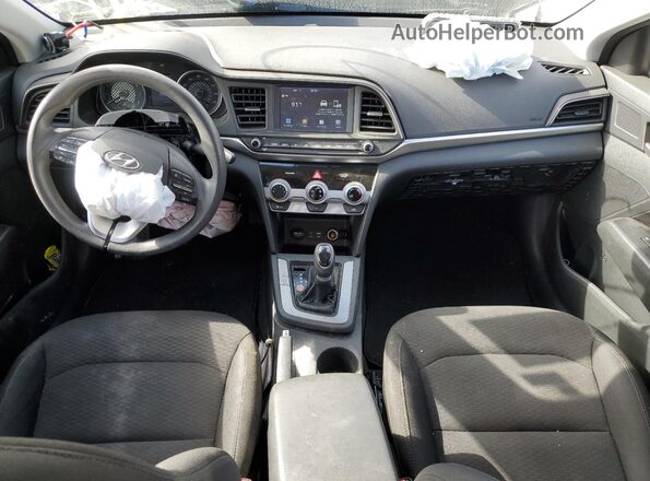 5NPD84LF4KH495701 2019 HYUNDAI ELANTRA Silver Вид панелі приладів