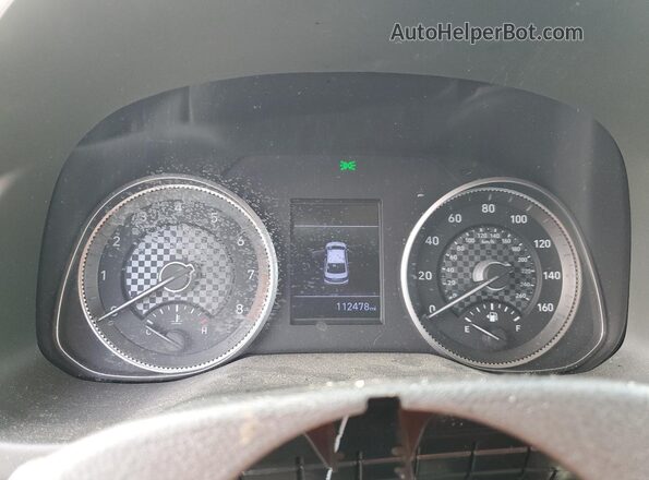 5NPD84LF4KH495701 2019 HYUNDAI ELANTRA Silver Вид щитка приладів