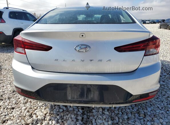 5NPD84LF4KH495701 2019 HYUNDAI ELANTRA Silver Вид ззаду