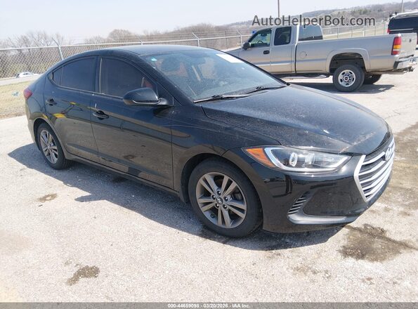 5NPD84LF5HH082131 2017 HYUNDAI ELANTRA Black Delantero derecho