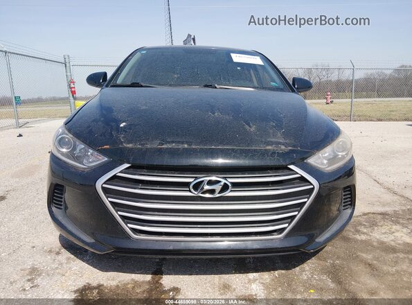5NPD84LF5HH082131 2017 HYUNDAI ELANTRA Black Vista del cuadro de instrumentos