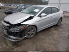 2018 Hyundai Elantra Sel Silver vin: 5NPD84LF5JH245320
