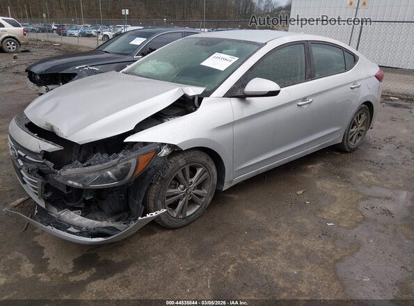 5NPD84LF5JH245320 2018 HYUNDAI ELANTRA Silver Przód lewy