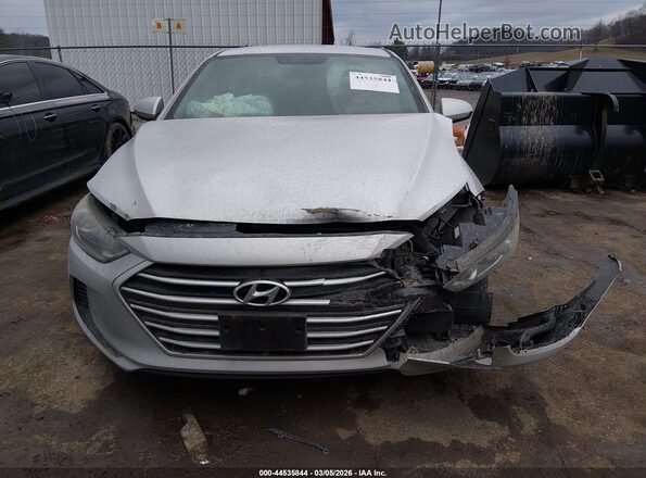 5NPD84LF5JH245320 2018 HYUNDAI ELANTRA Silver Widok zestawu wskaźników