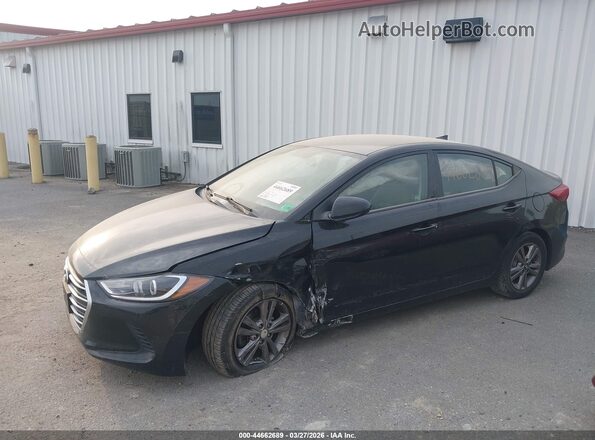 5NPD84LF5JH281198 2018 HYUNDAI ELANTRA Black Widok wnętrza 360 stopni