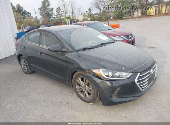 5NPD84LF5JH281198 2018 HYUNDAI ELANTRA Black Przód prawy