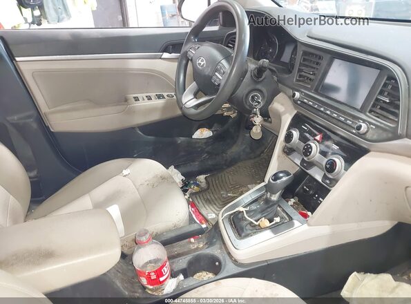 5NPD84LF5KH454221 2019 HYUNDAI ELANTRA White Սալոնի դիմացի տեսք