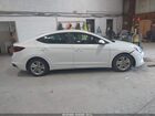 2019 Hyundai Elantra Sel White vin: 5NPD84LF5KH454221