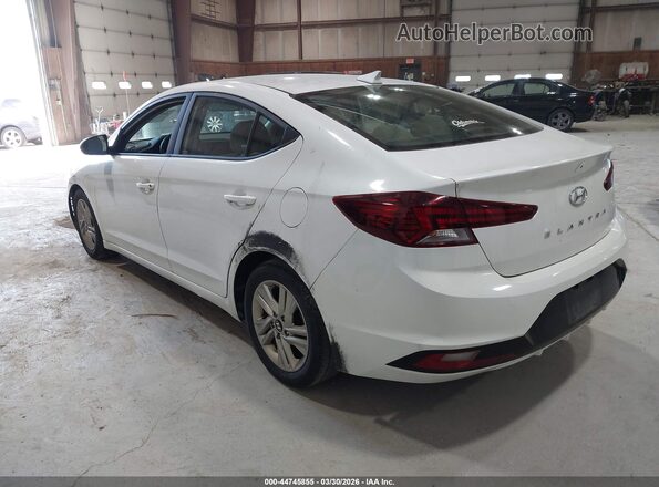 5NPD84LF5KH454221 2019 HYUNDAI ELANTRA White Հետևի ձախ