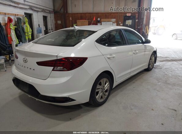 5NPD84LF5KH454221 2019 HYUNDAI ELANTRA White Հետևի աջ