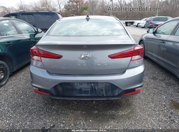 5NPD84LF5KH480589 2019 HYUNDAI ELANTRA Gray 