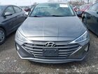 2019 Hyundai Elantra Sel Gray vin: 5NPD84LF5KH480589 2019 Hyundai Elantra Sel Gray vin: 5NPD84LF5KH480589