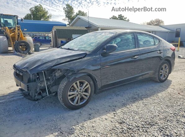 5NPD84LF6HH156799 2017 HYUNDAI ELANTRA Black Передня ліва чверть