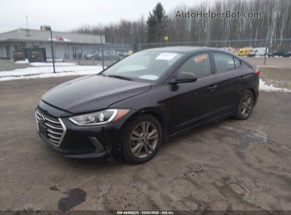 5NPD84LF6JH273871 2018 HYUNDAI ELANTRA Black Przód lewy