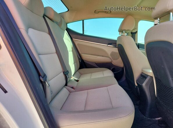 5NPD84LF6JH287866 2018 HYUNDAI ELANTRA Белый Вид задних сидений