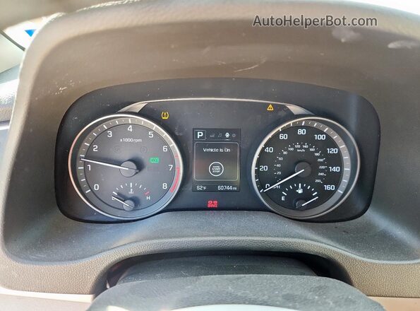 5NPD84LF6JH287866 2018 HYUNDAI ELANTRA Белый Вид щитка приборов