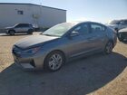 2019 Hyundai Elantra Sel Gray vin: 5NPD84LF6KH404346