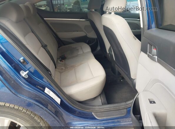 5NPD84LF6KH483971 2019 HYUNDAI ELANTRA Blue Вид наклейки з VIN-кодом